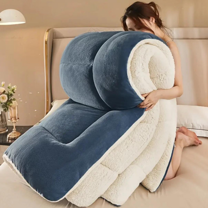 Reversible Teddy Bear Sherpa Fleece Quilt