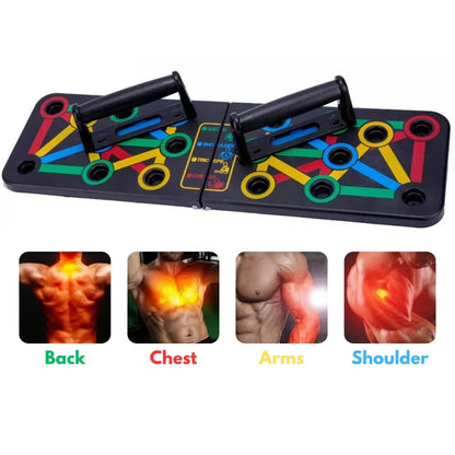 PowerPress Pro Foldable Push Up Board