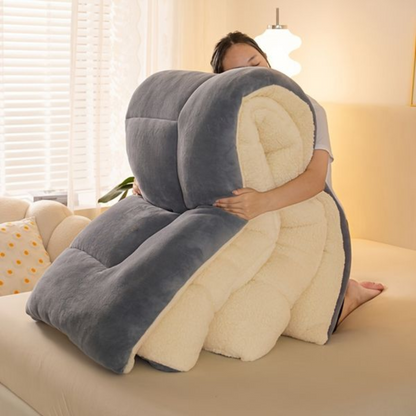 Reversible Teddy Bear Sherpa Fleece Quilt