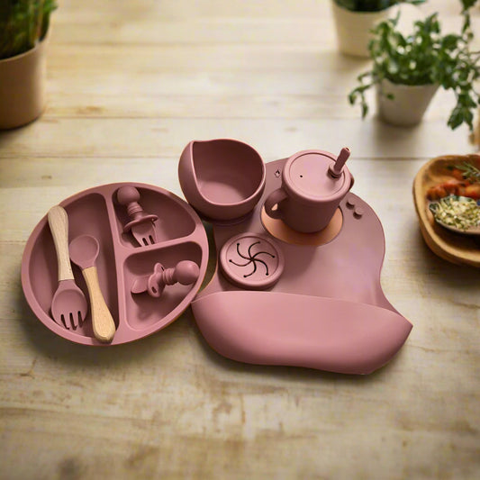TinyTummies Silicone Baby Feeding Set